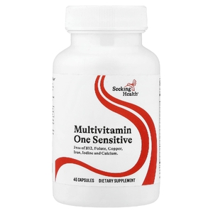 Seeking Health, мультивитамины One Sensitive, 45 капсул