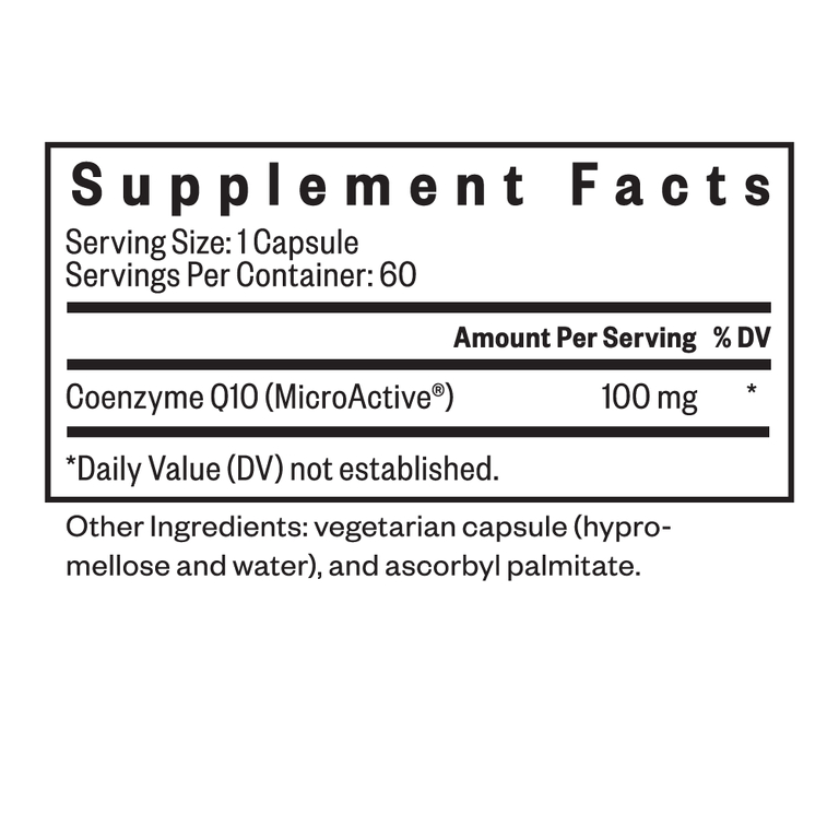 Seeking Health, коэнзимQ10, 100 мг, 60 капсул