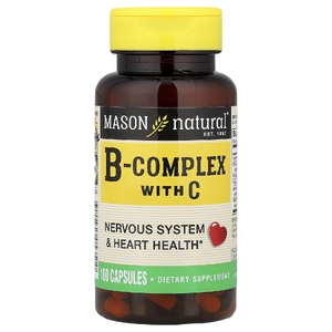 Mason Natural, B-комплекс с C, 100 капсул