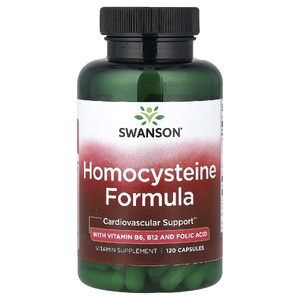 Swanson Vitamins, Формула гомоцистеина, 120 капсул