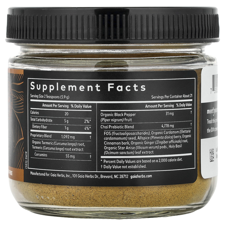 Gaia Herbs, Turmeric Boost®, Restore, 123 г (4,3 унции) (Товар снят с продажи) 