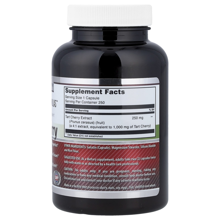 Amazing Nutrition, вишня, 250 капсул (250 мг в 1 капсуле)