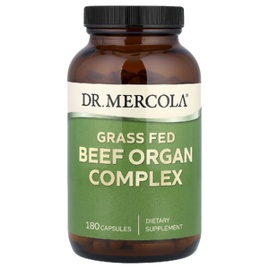 Dr. Mercola, Комплекс говяжьих органов травяного откорма, 180 капсул