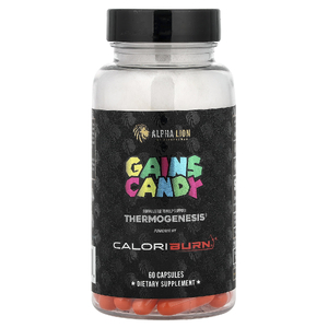 ALPHA LION, Gains Candy, CaloriBurn®, 60 капсул (40 мг в 1 капсуле)