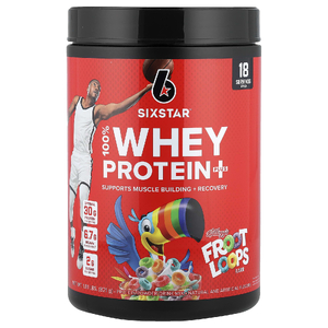SIXSTAR, 100% Whey Protein Plus, сывороточный протеин плюс, Kellogg's®, фрукто счет, 821 г (1,81 фунта)
