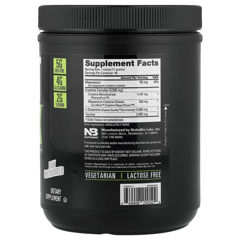 NutraBio, CGT MAX™, необработанный без добавок, 440 г (0,97 фунта)