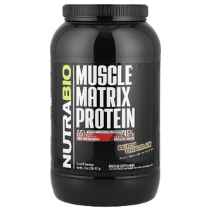NutraBio, Muscle Matrix Protein, голландский шоколад, 907 г (2 фунта) (Товар снят с продажи) 