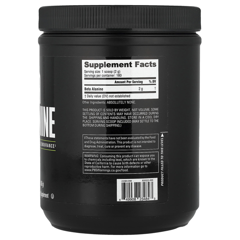 NutraBio, бета-аланин, 360 г (12,7 унции) (Товар снят с продажи) 