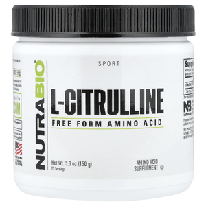 NutraBio, L-цитруллин, аминокислота в свободной форме, 150 г (5,3 унции)