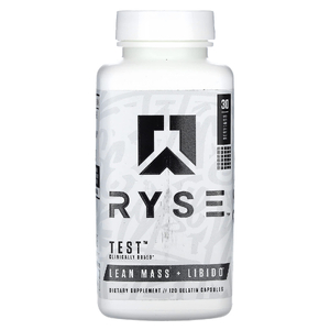 RYSE, Test, безжировая масса и либидо, 120 желатиновых капсул (Товар снят с продажи) 