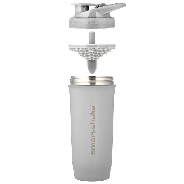 Smartshake, Reforce из нержавеющей стали, серый, 900 мл (30 унций)