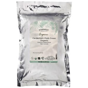 Starwest Botanicals, Стручки органического кардамона, зеленый, 453,6 г (1 фунт)