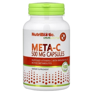 NutriBiotic, Immunity, Meta-C®, 100 капсул без глютена