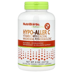 NutriBiotic, Immunity, Hypo-Aller C, витамин C с кальцием, магнием, калием и цинком, 227 г (8 унций)