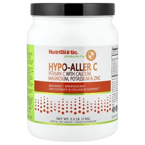 NutriBiotic, Immunity, Hypo-Aller C, витамин C с кальцием, магнием, калием и цинком, 1 кг (2,2 фунта)