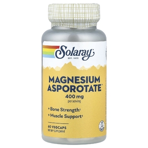 Solaray, Magnesium Asporotate™, 60 растительных капсул (200 мг в 1 капсуле)