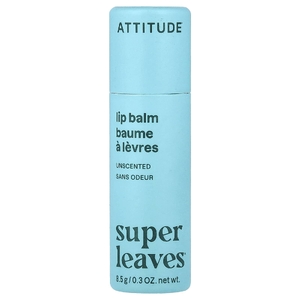 ATTITUDE, Super Leaves®, бальзам для губ, без отдушки, 8,5 г (0,3 унции) (Товар снят с продажи) 