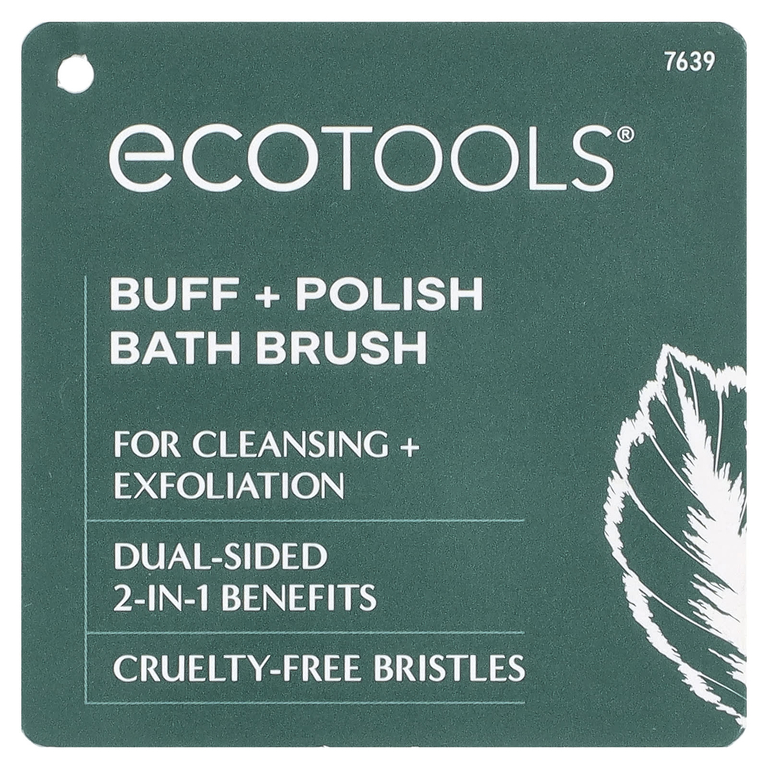 EcoTools, Buff + Polish Bath Brush, 1 шт.