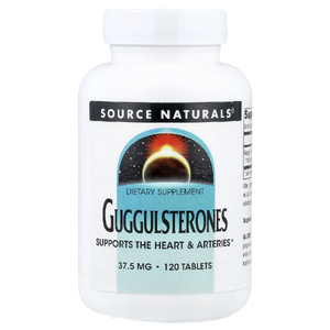 Source Naturals, гуггулстероны, 37,5 мг, 120 таблеток