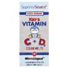 Superior Source, Baby Vitamin C и D3 Clean Melts™, 90 быстрорастворимых таблеток