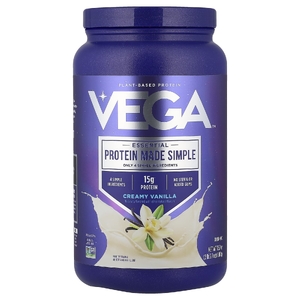 Vega, Essential, Protein Made Simple, протеин, со вкусом ванили, 1,01 кг (2 фунта, 3,7 унции) (Товар снят с продажи) 