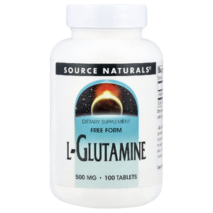 Source Naturals, L-глутамин, 500 мг, 100 таблеток