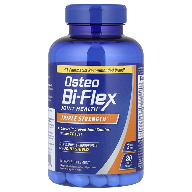Osteo Bi-Flex, Joint Health, тройная сила, 80 таблеток, покрытых оболочкой
