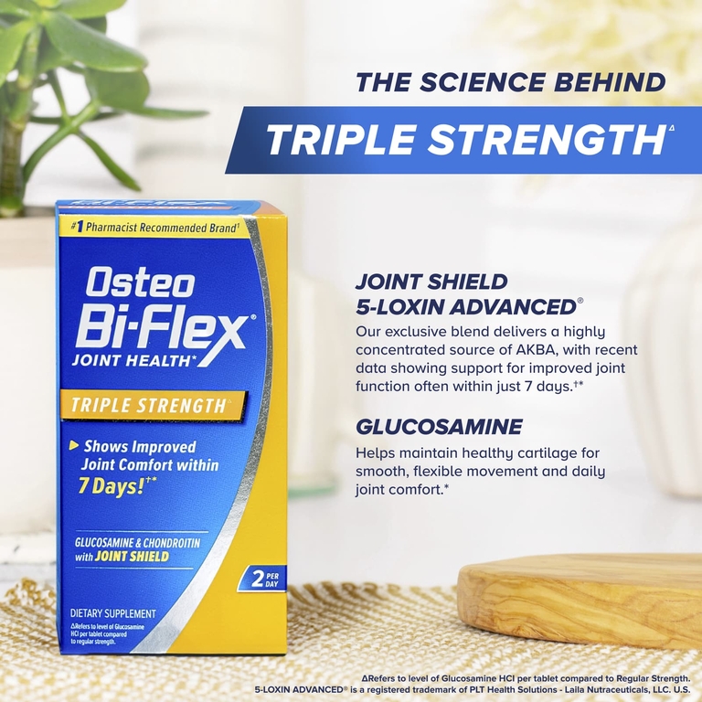 Osteo Bi-Flex, Joint Health, тройная сила, 80 таблеток, покрытых оболочкой