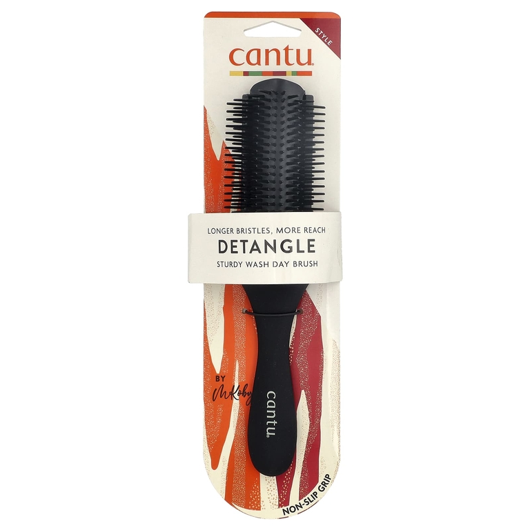 Cantu, Detangle, прочная дневная щетка, черная, 1 шт.
