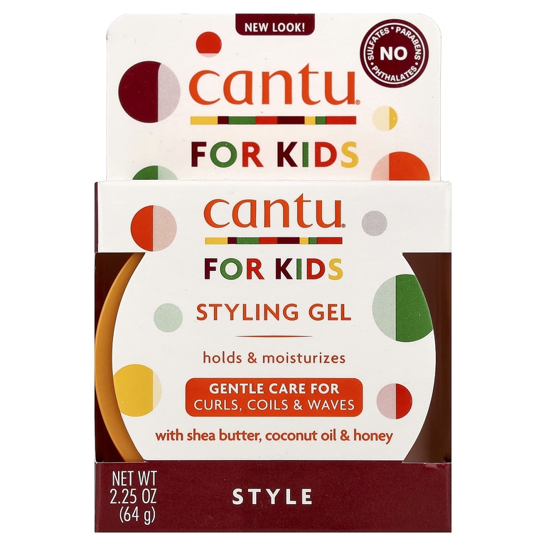 Cantu, для детей, гель для укладки, для локонов, кудрей и волн, 64 г (2,25 унции) (Товар снят с продажи) 