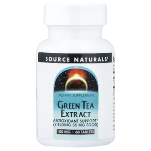 Source Naturals, экстракт зелёного чая, 60 таблеток (100 мг в 1 таблетке)