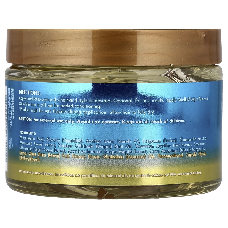 Mielle, Moisture RX™, увлажняющий гель для укладки волос, гавайский имбирь, 340 г (12 унций) (Товар снят с продажи) 