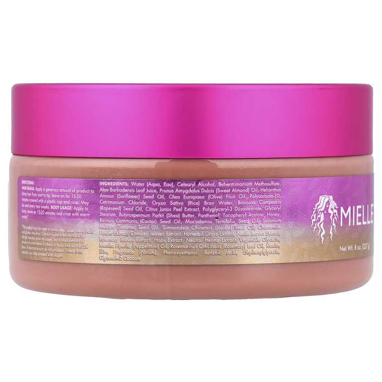 Mielle, Rice Water Collection, глиняная маска, 227 г (8 унций) (Товар снят с продажи) 