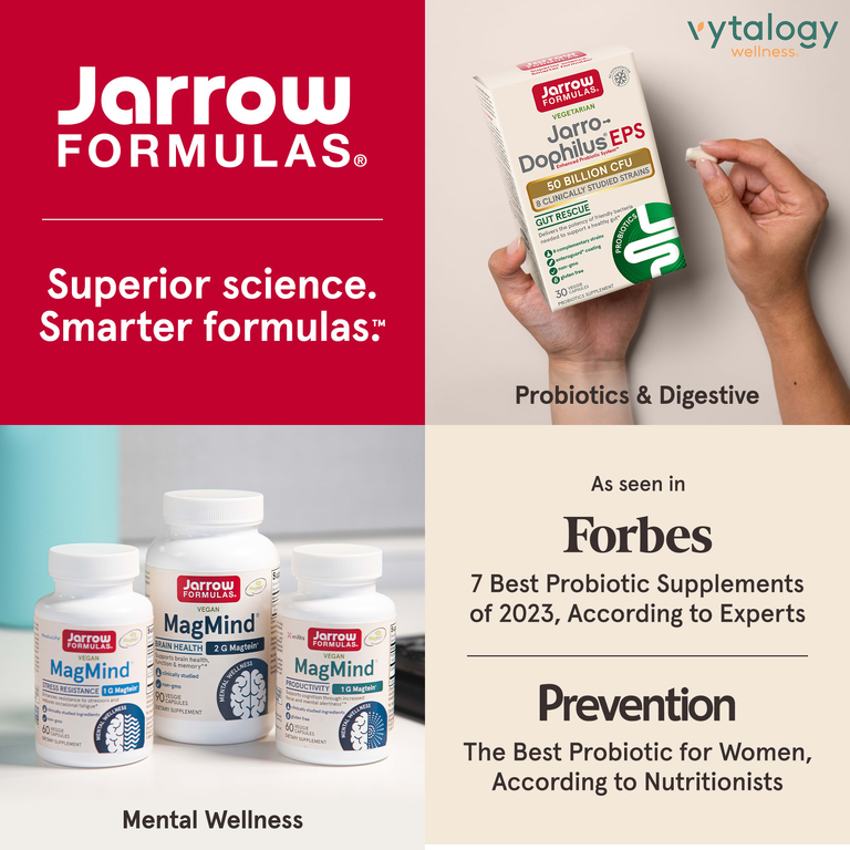 Jarrow Formulas, пробиотический комплекс Jarro-Dophilus®, 60 растительных капсул (5 млрд КОЕ в 1 капсуле)