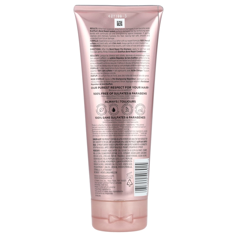 L'Oréal, EverPure, восстанавливающий шампунь, 200 мл (6,8 жидк. унц.)