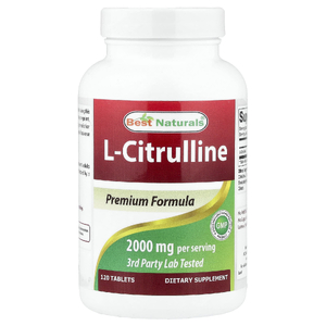 Best Naturals, L-цитруллин, 120 таблеток (1000 мг в каждой таблетке)