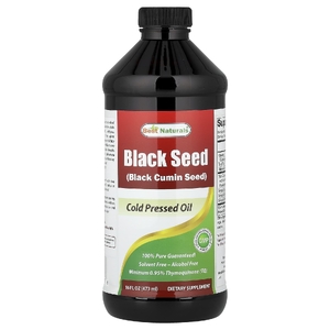 Best Naturals, Black Seed, масло холодного отжима, 473 мл (16 жидк. унц.)