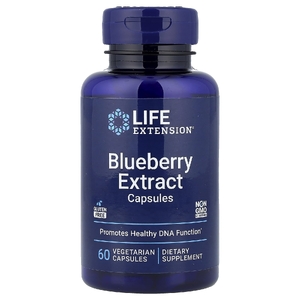 Life Extension, Капсулы с экстрактом голубики, 60 вегетарианских капсул