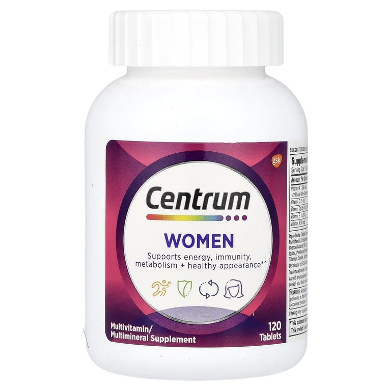 Centrum, Мультивитамины для женщин, 120 таблеток