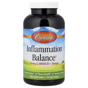 Carlson, Balance Balance, натуральный лимон, 180 мягких таблеток