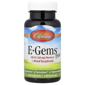 Carlson, E-Gems® Plus, 100 капсул