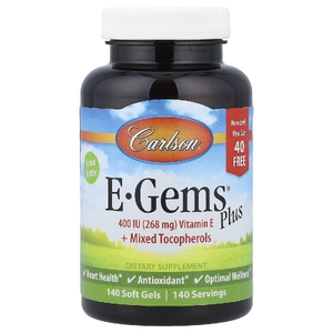 Carlson, E-Gems® Plus, 140 капсул  
