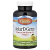 Carlson, Solar D Gems®, витамин D3 и омега-3 кислоты, натуральный лимонный вкус, 120 капсул
