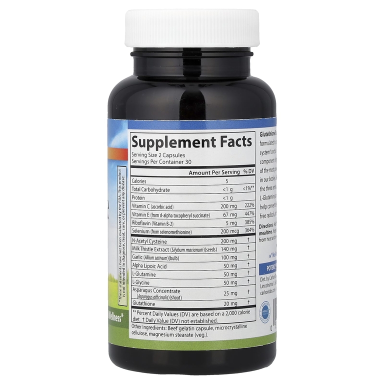 Carlson, Glutathione Booster, 60 капсул
