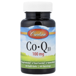 Carlson, CoQ10, 100 мг, 60 мягких таблеток