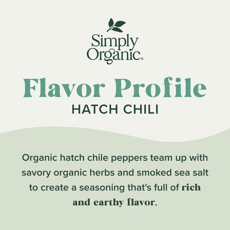Simply Organic, Копченая морская соль, перец Чили, 74 г (2,61 унции)
