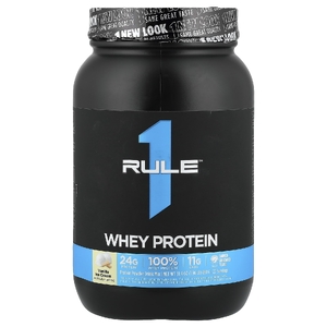 Rule One Proteins, сывороточный протеин, со вкусом ванильного мороженого, 891 г (1,96 фунта)