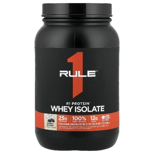 Rule One Proteins, R1 Protein™, сывороточный изолят, печенье и крем, 900 г (1,98 фунта) (Товар снят с продажи) 