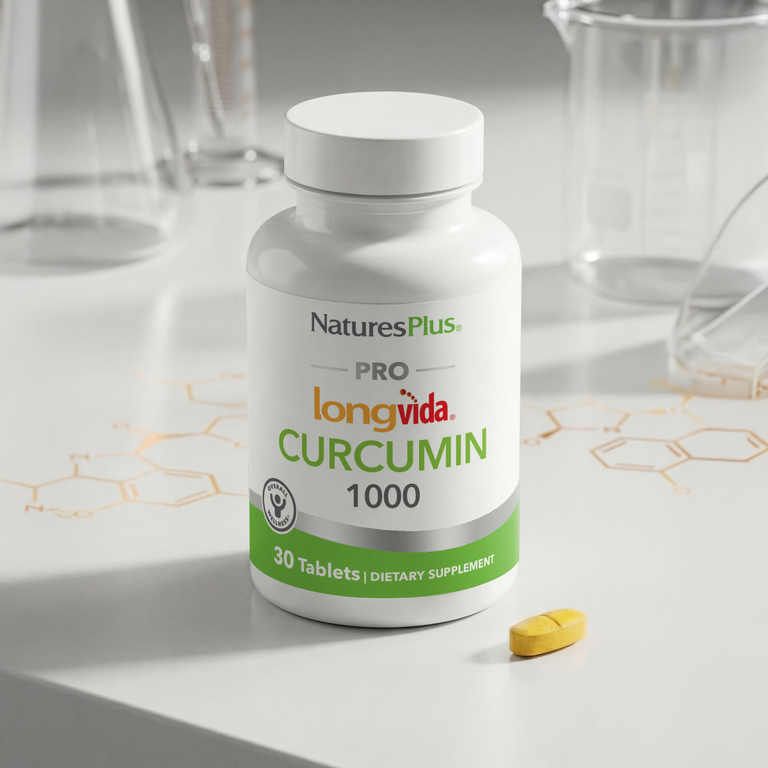 NaturesPlus, Pro Longvida® Curcumin 1000, 1000 мг, 30 таблеток