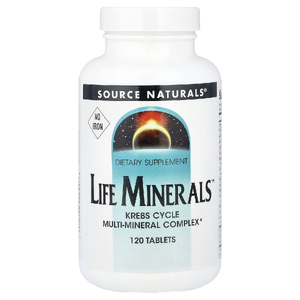 Source Naturals, минеральный комплекс, без железа, 120 таблеток
